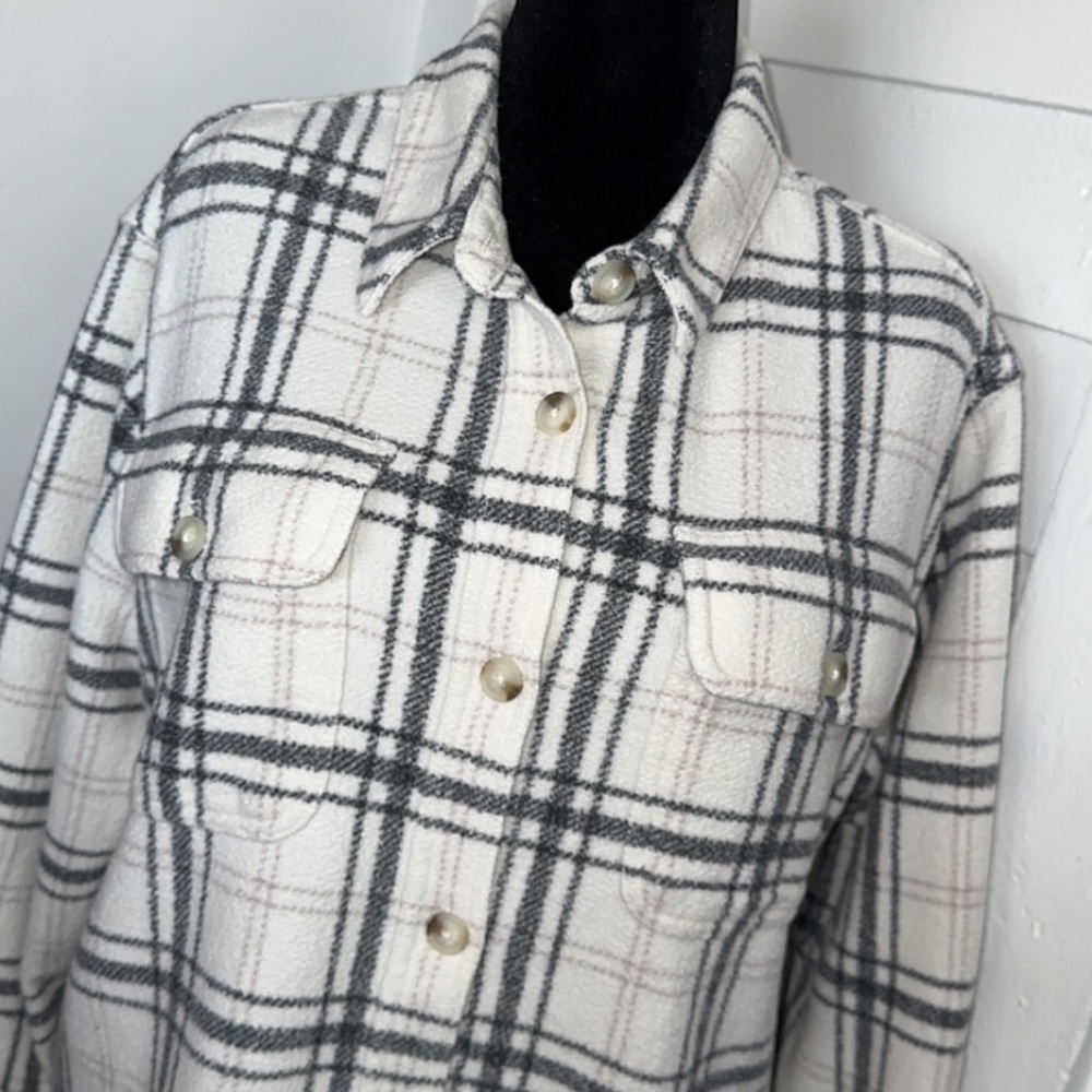 American Eagle Plaid Fleece & Love Shacket